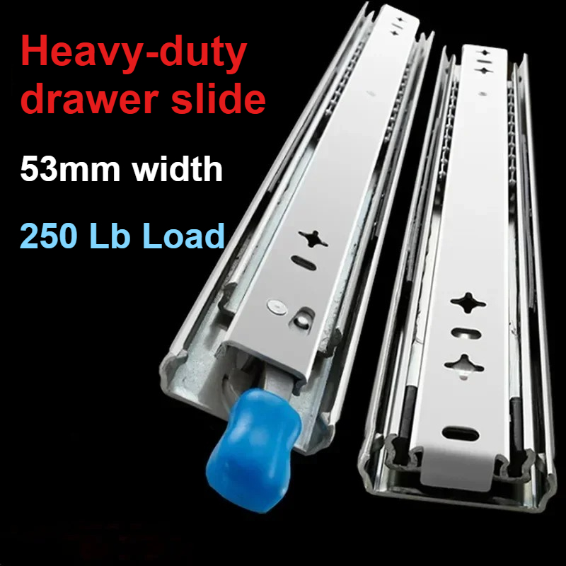 Drawer Slide Pair - 1 Çift 53mm Ağır Hizmet Tipi