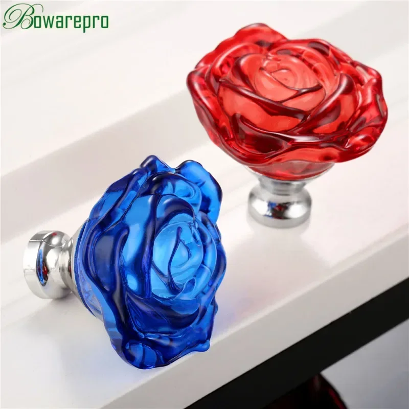 Furniture Hardware Suppliers - Bowarepro 50 MM Kristal Gül Cam