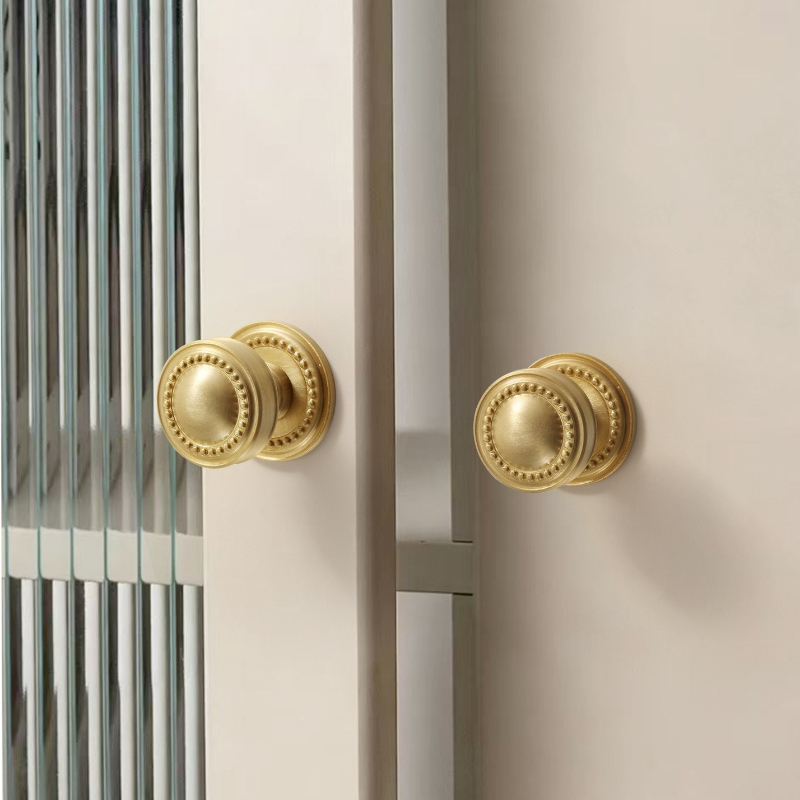 Furniture And Kitchen Hardware Fitting - Fransız Masif Pirinç Mobilya Topuzları, Dolaplar