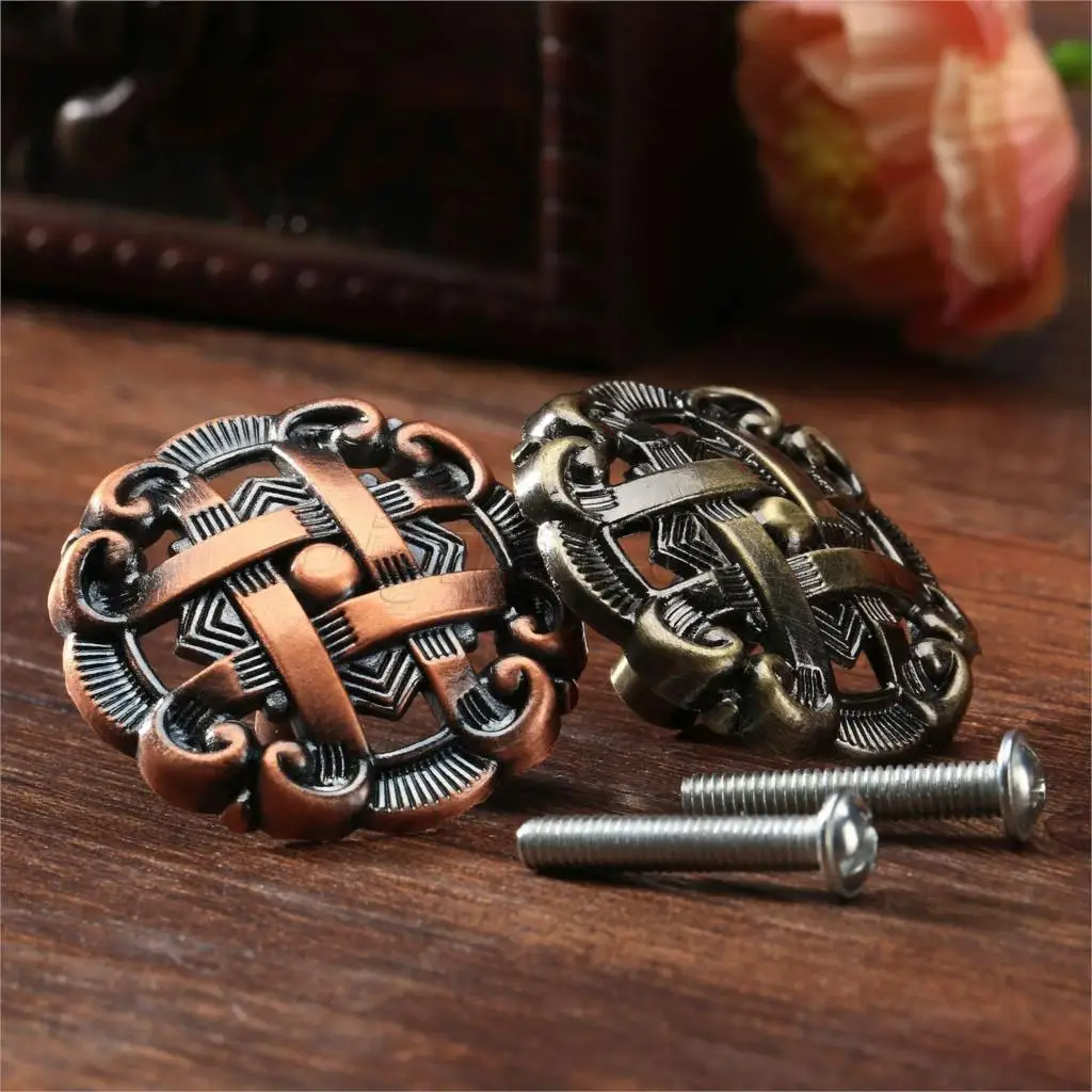 Furniture Hardware Suppliers - Bowarepro Hollow Retro çinko alaşımlı mutfak