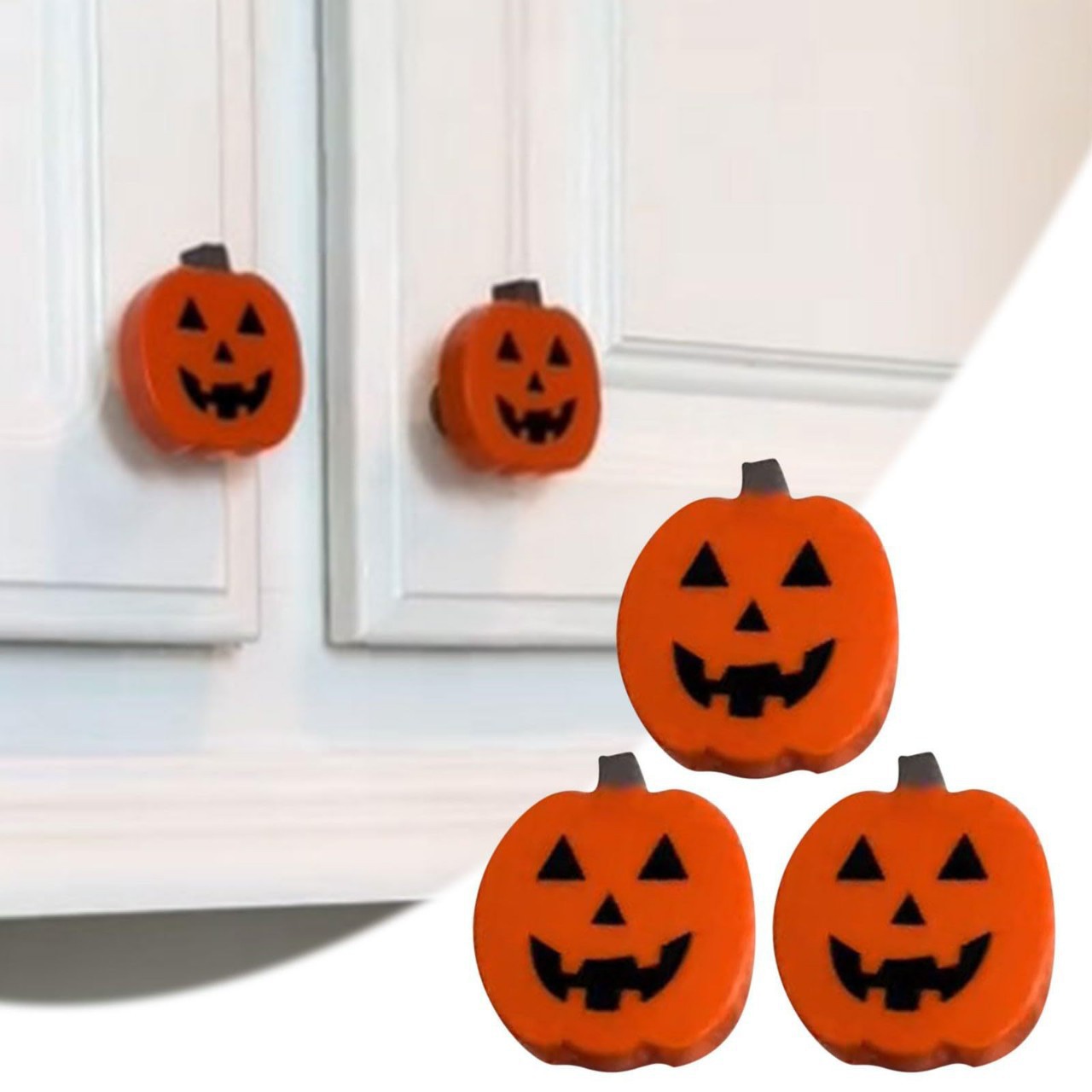 Furniture Hardware Suppliers - Cadılar Bayramı balkabağı düğme kapağı, evrensel