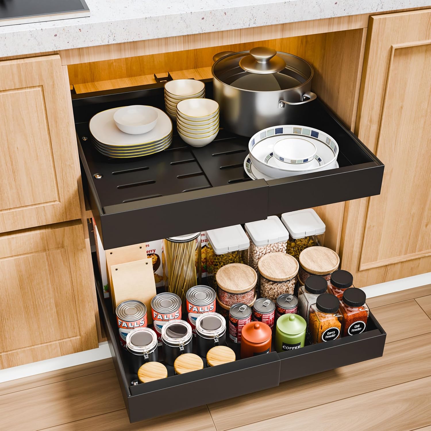 Çerçeveli Dolaplar için Genişl - Drawer Slide Pair incelemesi ve fiyatı