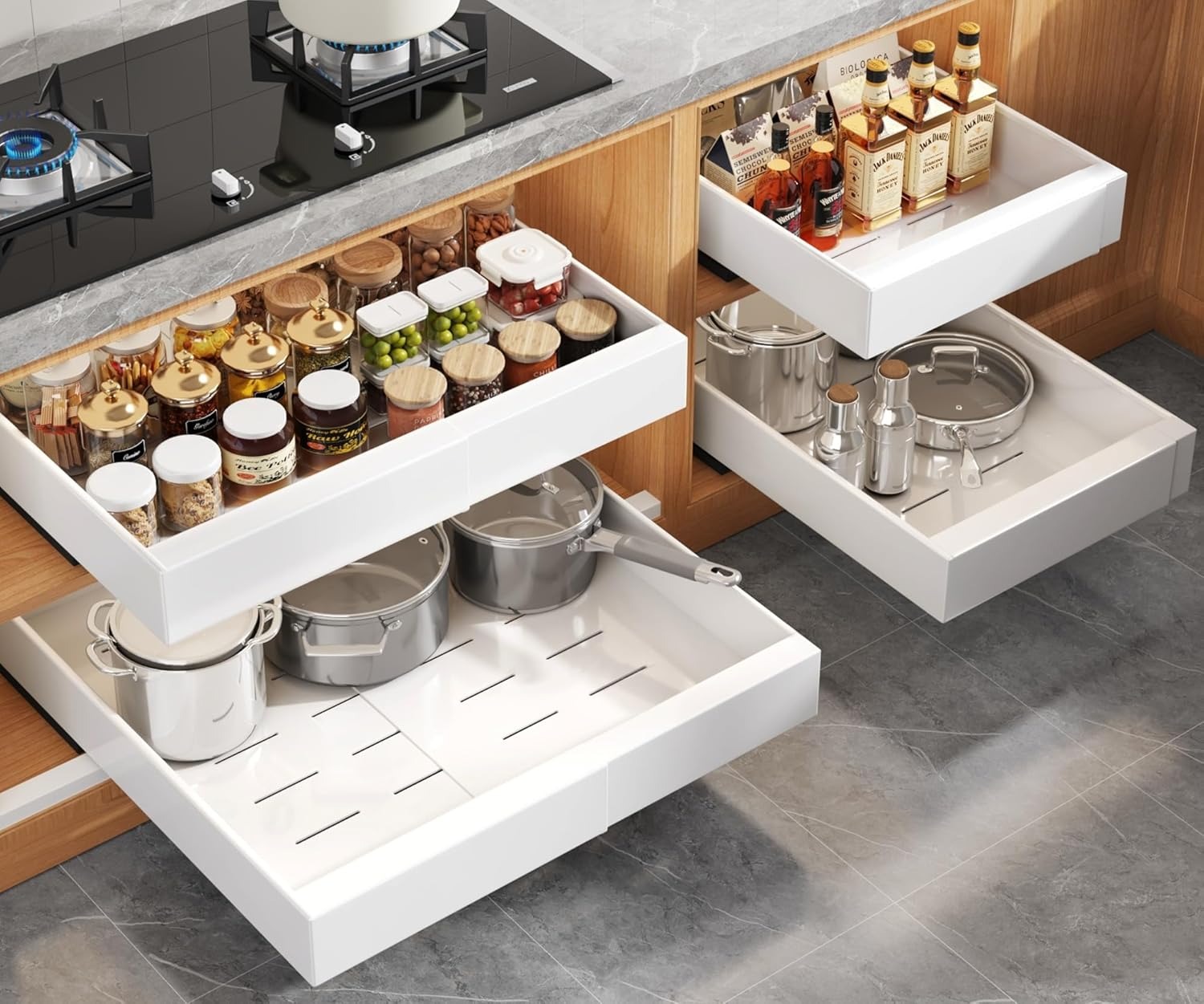 Çerçeveli Dolaplar için Genişl - Drawer Slide Pair incelemesi ve fiyatı