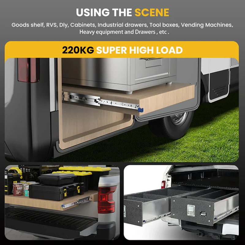 1 Çift Ağır Hizmet Tipi Çekmec - Drawer Slide Pair incelemesi ve fiyatı