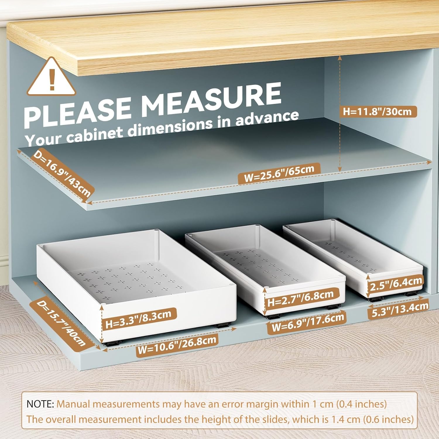1-2 adet Mutfak Düzenleyici Çe - Drawer Slide Pair incelemesi ve fiyatı